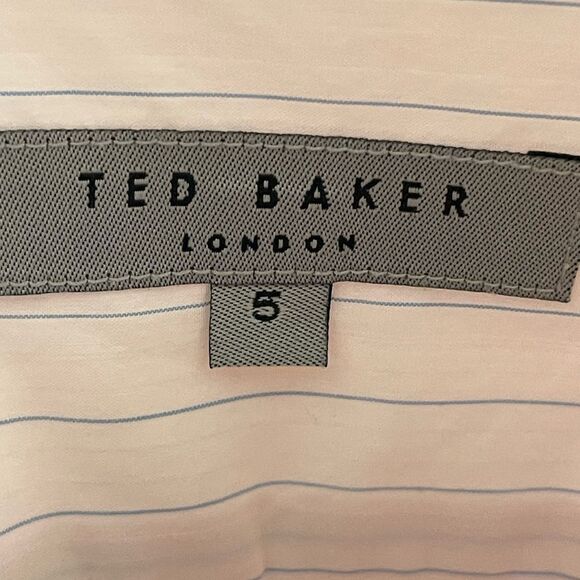 Ted Baker Men's Pink Button-Up Shirt - Picture 3 of 5